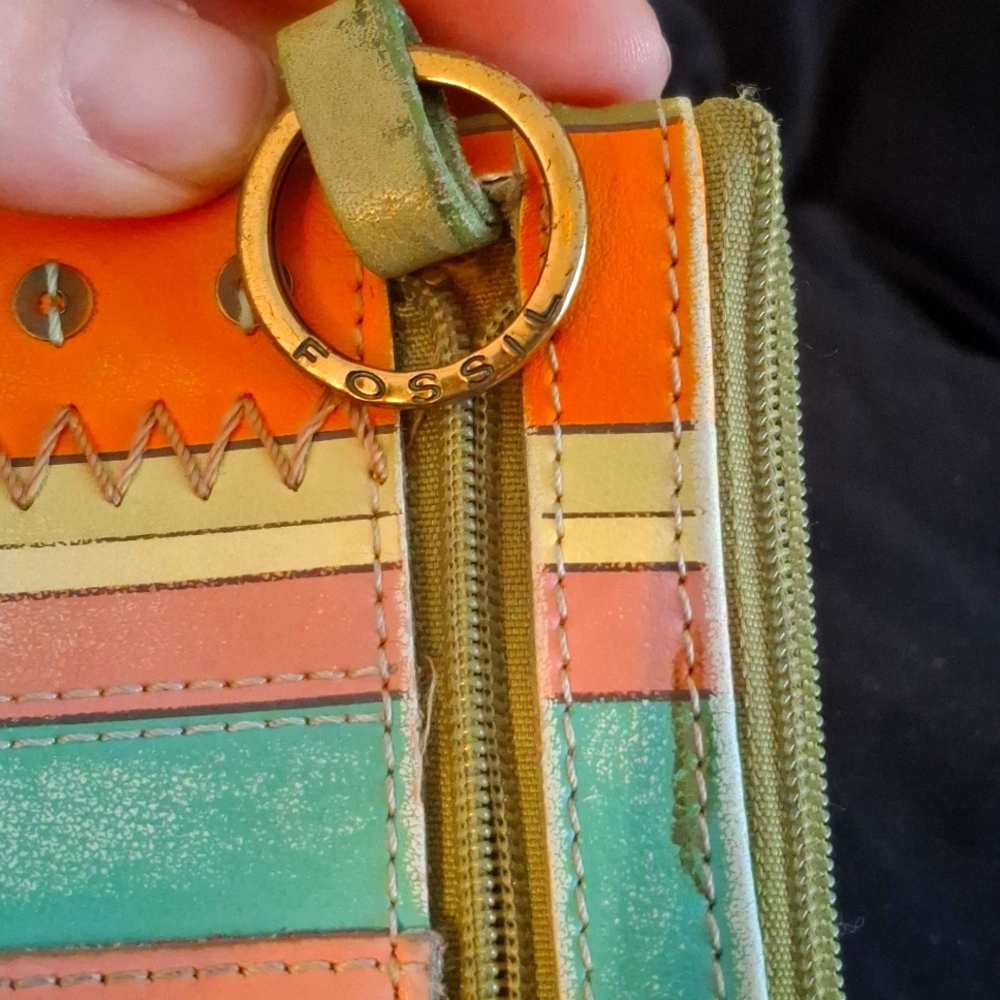 Colorful Striped Coin Purse - Picture 4 of 4